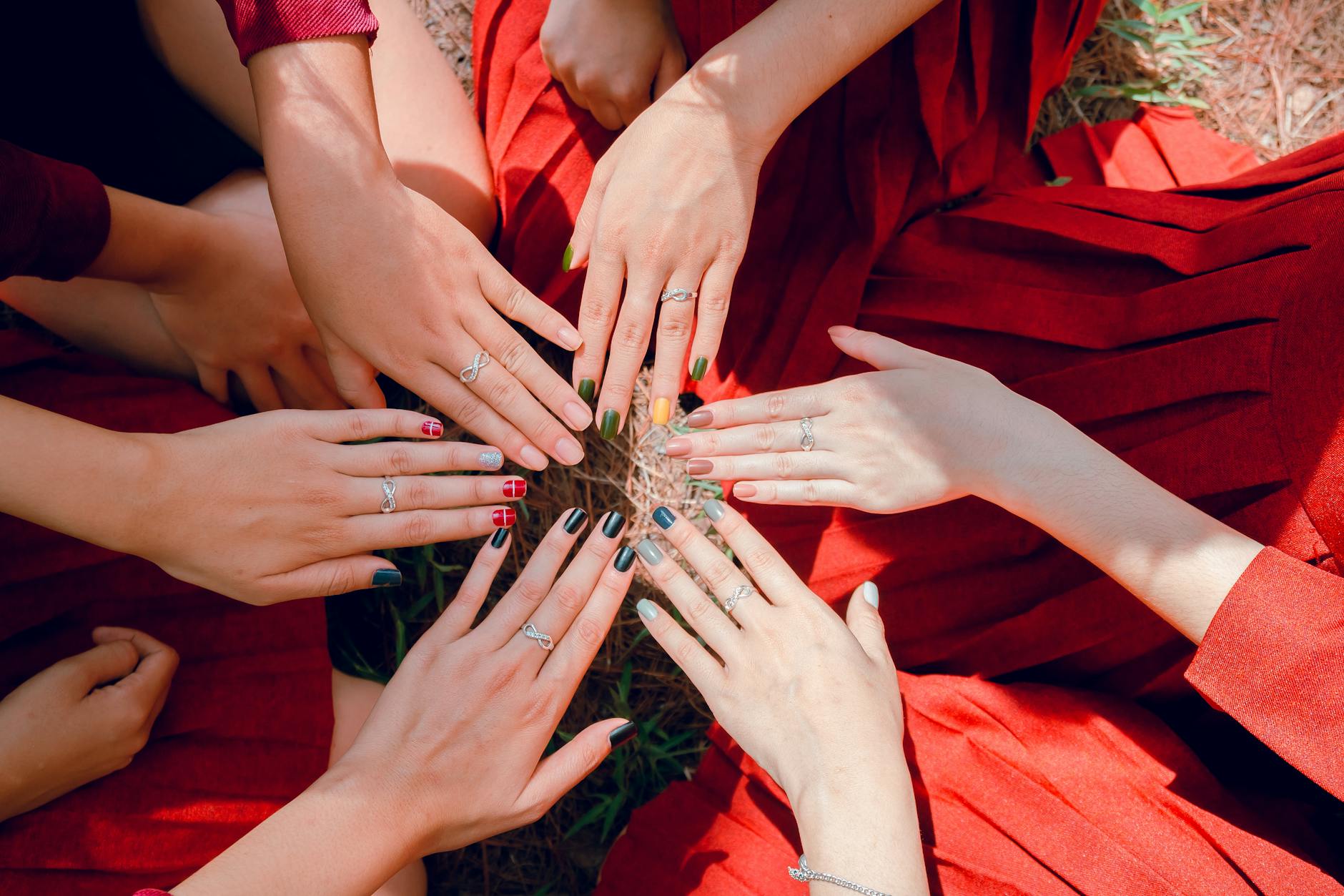 photo of women s hands